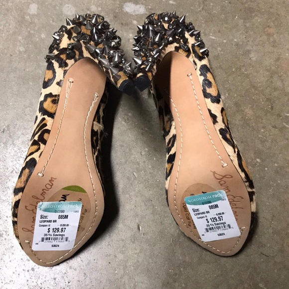 NWT Sam Edelman Larissa leopard print heels. - Picture 2 of 4